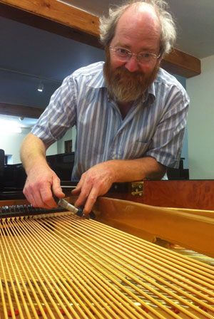 Barney Unwin - piano string maker