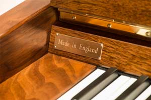 Cavendish Chatsworth upright piano detail